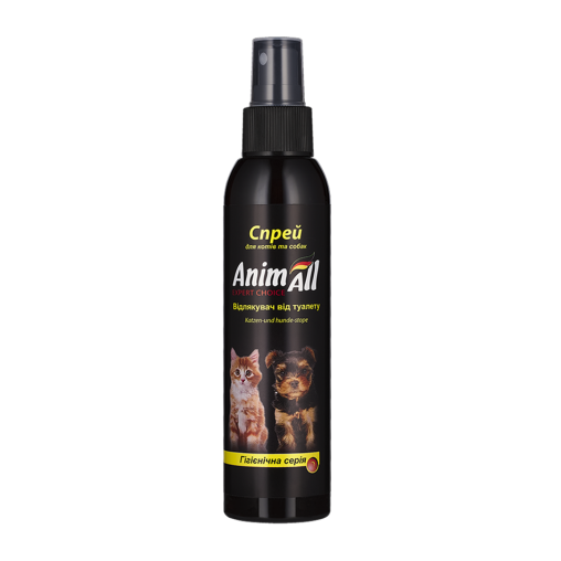 Спрей AnimAll для захисту місць не призначених для туалету для котів і собак, 150 мл