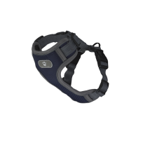 Шлея анатомічна світловідбивна AnimAll HL-8005-2 для собак, колір темно-синій, S 28-48 см