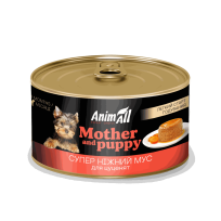 Вологий корм AnimAll легкий старт годування, для собак та цуценят, мус, 195 г