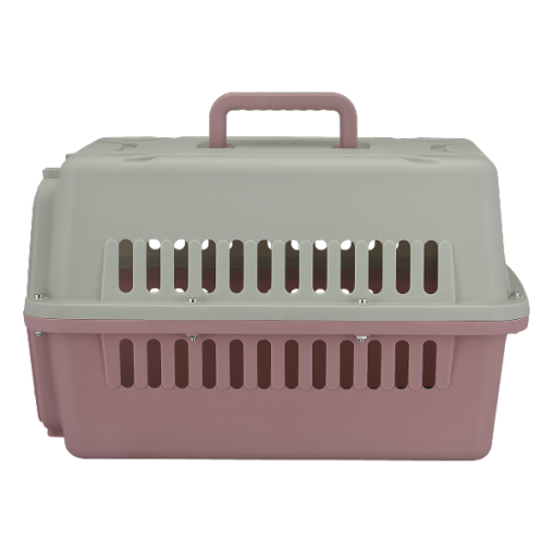 Переноска AnimAll PS-01 для котів та собак, рожева, 48×32×30 см