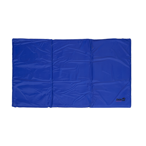 Охолоджуючий килимок AnimAll для котів та собак, колір синій, M 50x90 см