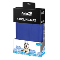 Охолоджуючий килимок AnimAll для котів та собак, колір синій, L 70x110 см
