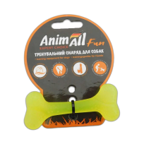 Іграшка AnimAll Fun кістка, жовта, 8 см