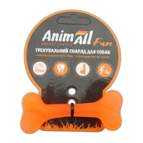 Іграшка AnimAll Fun кістка, помаранчева, 8 см