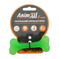 Іграшка AnimAll Fun кістка, зелена, 8 см