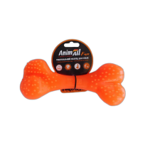 Іграшка AnimAll Fun кістка, помаранчева, 25 см