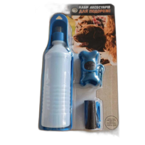 Прогулянковий набір 3-в-1 AnimAll для собак, колір синій, 400 мл