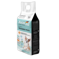 Пелюшки AnimAll Puppy Training Pads для собак і цуценят, 60 х 60 см, 50 штук