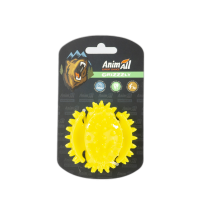 Іграшка AnimAll GrizZzly мультифункціональний мʼяч, для собак, 7.5 см, жовта