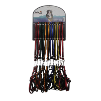 Комплект шлея з повідцем на блістері (12шт) AnimAll HJ-LH 218 для собак, 1х120 см