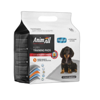 Пелюшки AnimAll Puppy Training Pads для собак і цуценят, з активованим вугіллям, 60×90 см, 50 штук