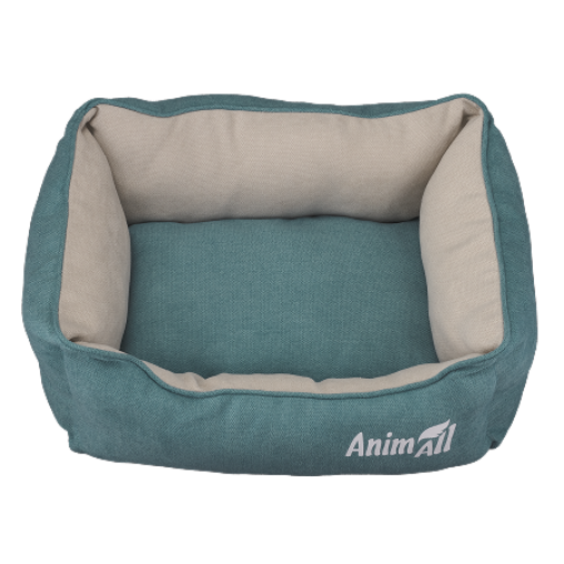 Лежак AnimAll Nena для котів та собак, колір бірюзовий, S 45х35х16 см