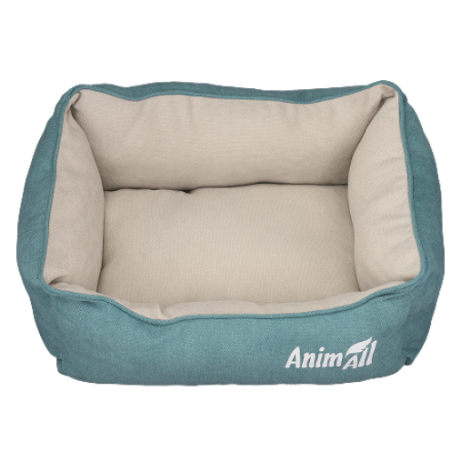 Лежак AnimAll Nena для котів та собак, колір бірюзовий, S 45х35х16 см