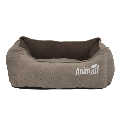 Лежак AnimAll Nena для котів та собак, колір бежевий, S 45х35х16 см