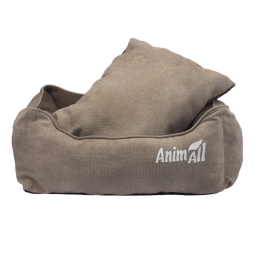 Лежак AnimAll Nena для котів та собак, колір бежевий, S 45х35х16 см