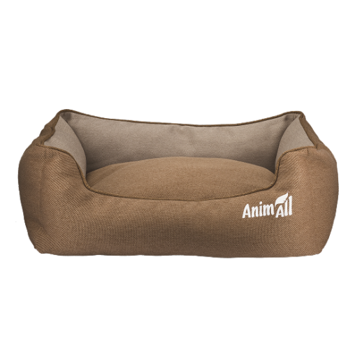 Лежак AnimAll Gama для котів та собак, колір золотий, L 65х51х18 см