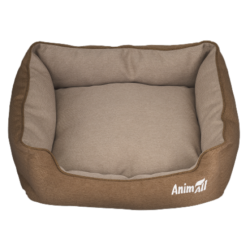 Лежак AnimAll Gama для котів та собак, колір золотий, L 65х51х18 см