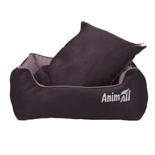 Лежак AnimAll Nena для котів та собак, колір фіолетовий, S 45х35х16 см