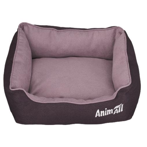 Лежак AnimAll Nena для котів та собак, колір фіолетовий, S 45х35х16 см