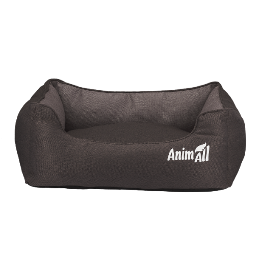 Лежак AnimAll Gama для котів та собак, колір мокко, M 55х43х17 см