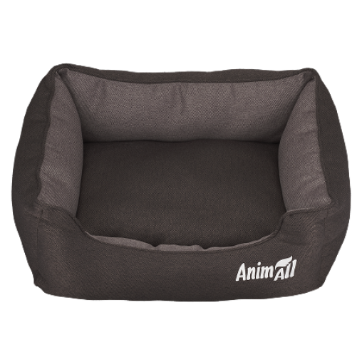 Лежак AnimAll Gama для котів та собак, колір мокко, M 55х43х17 см