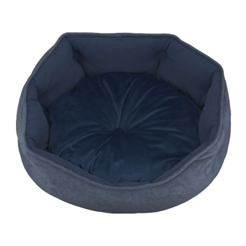 Лежак AnimAll Tiana для котів та собак, колір блакитний, XS 45х40х20 см