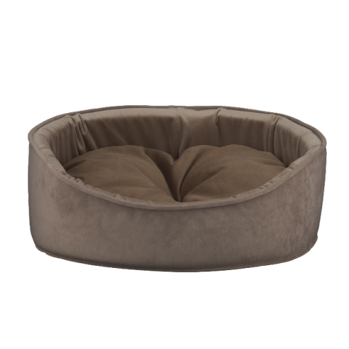 Лежак AnimAll Sofi для котів та собак, колір коричневий, XS 48х36х14,5 см