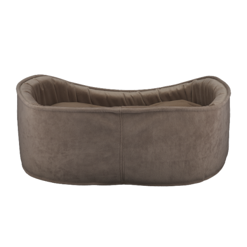 Лежак AnimAll Sofi для котів та собак, колір коричневий, XS 48х36х14,5 см