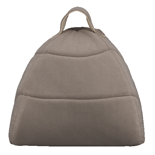 Лежак-будиночок AnimAll Silver для котів та собак, колір бежевий, 39х39х36 см