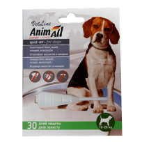 Краплі AnimAll VetLine Spot-On від бліх і кліщів для собак вагою 10-20 кг