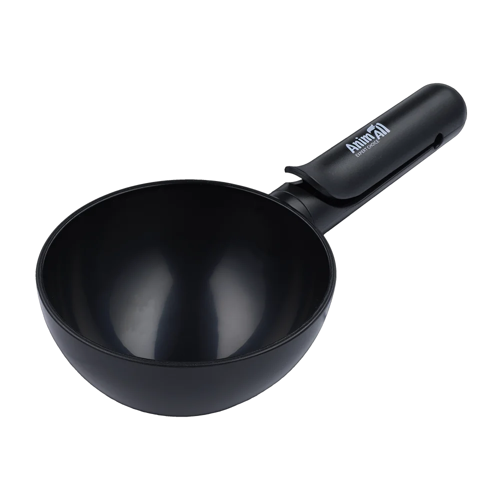 Мірна ложка AnimAll для порціонування сухого корму, для котів та собак, колір чорний, 170 мл