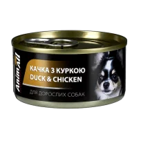 Консерви AnimAll для собак, качка з куркою, 85 г