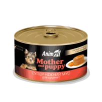 Вологий корм AnimAll легкий старт годування, для собак та цуценят, мус, 195 г