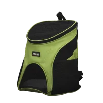 Рюкзак-переноска AnimAll для собак і котів, нейлон, зелений, 31×25×35 см