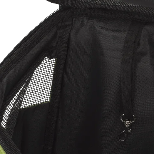 Рюкзак-переноска AnimAll для собак і котів, нейлон, зелений, 31×25×35 см