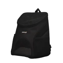 Рюкзак-переноска AnimAll для собак і котів, нейлон, чорний, 31×25×35 см