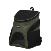 Рюкзак-переноска AnimAll для собак і котів, нейлон, хакі, 31×25×35 см