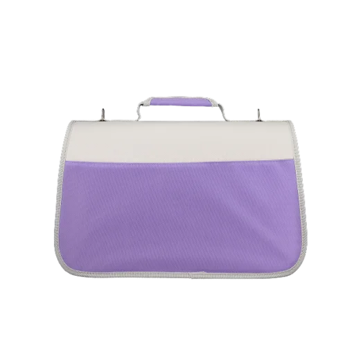 Сумка-переноска AnimAll для котів та собак, колір сіро-фіолетовий, 44х22х25 см