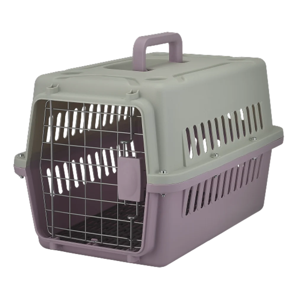 Переноска AnimAll PS-01 для котів та собак, фіолетова, 48×32×30 см