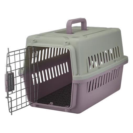 Переноска AnimAll PS-01 для котів та собак, фіолетова, 48×32×30 см