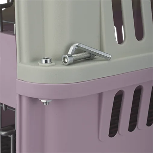 Переноска AnimAll PS-01 для котів та собак, фіолетова, 48×32×30 см