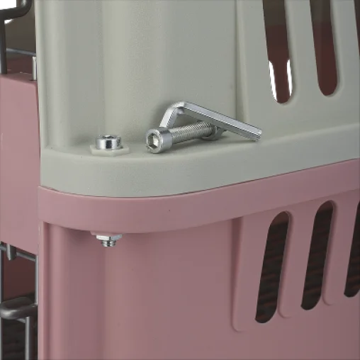 Переноска AnimAll PS-01 для котів та собак, рожева, 48×32×30 см