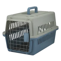 Переноска AnimAll PS-01 для котів та собак, блакитна, 48×32×30 см