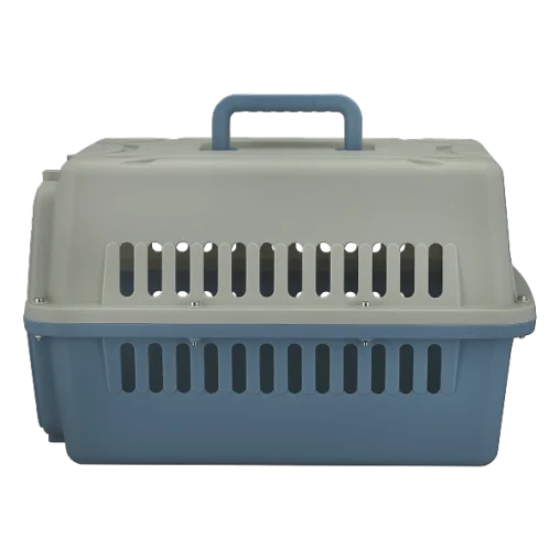 Переноска AnimAll PS-01 для котів та собак, блакитна, 48×32×30 см