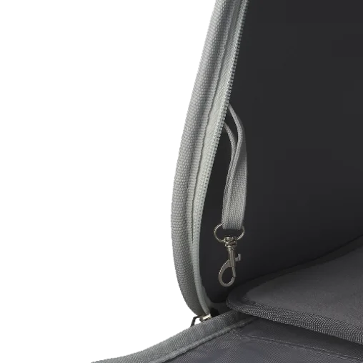 Сумка-переноска AnimAll для котів та собак, колір сіро-рожевий, 44х22х25 см