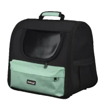 Рюкзак-переноска AnimAll для котів та собак, колір мʼятний, 37×25×34 см