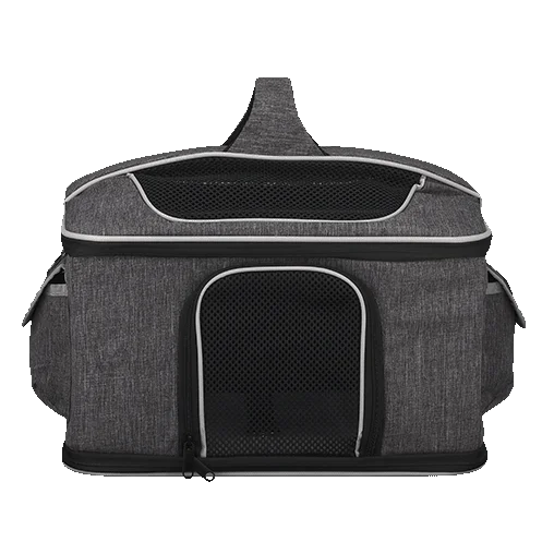 Сумка-переноска AnimAll для котів та собак, матеріал Oxford, колір сірий, 40х28х28 см