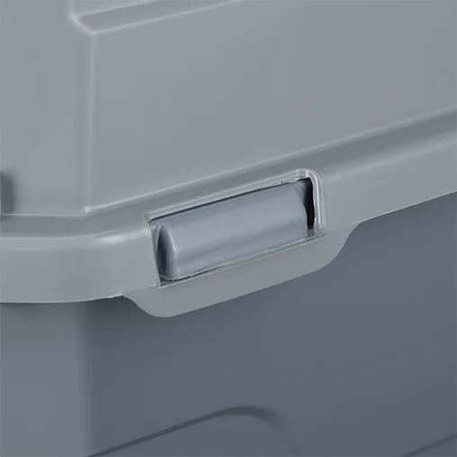 Закритий туалет під наповнювач AnimAll для котів (з лопаткою), колір сірий, 52x37x48 см