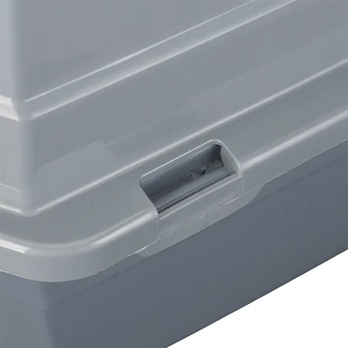 Закритий туалет під наповнювач AnimAll для котів (з лопаткою), колір сірий, 52x37x48 см