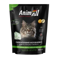 Силікагелевий наповнювач AnimAll Зелений смарагд для котячого туалету, 3.8 л (1.6 кг)